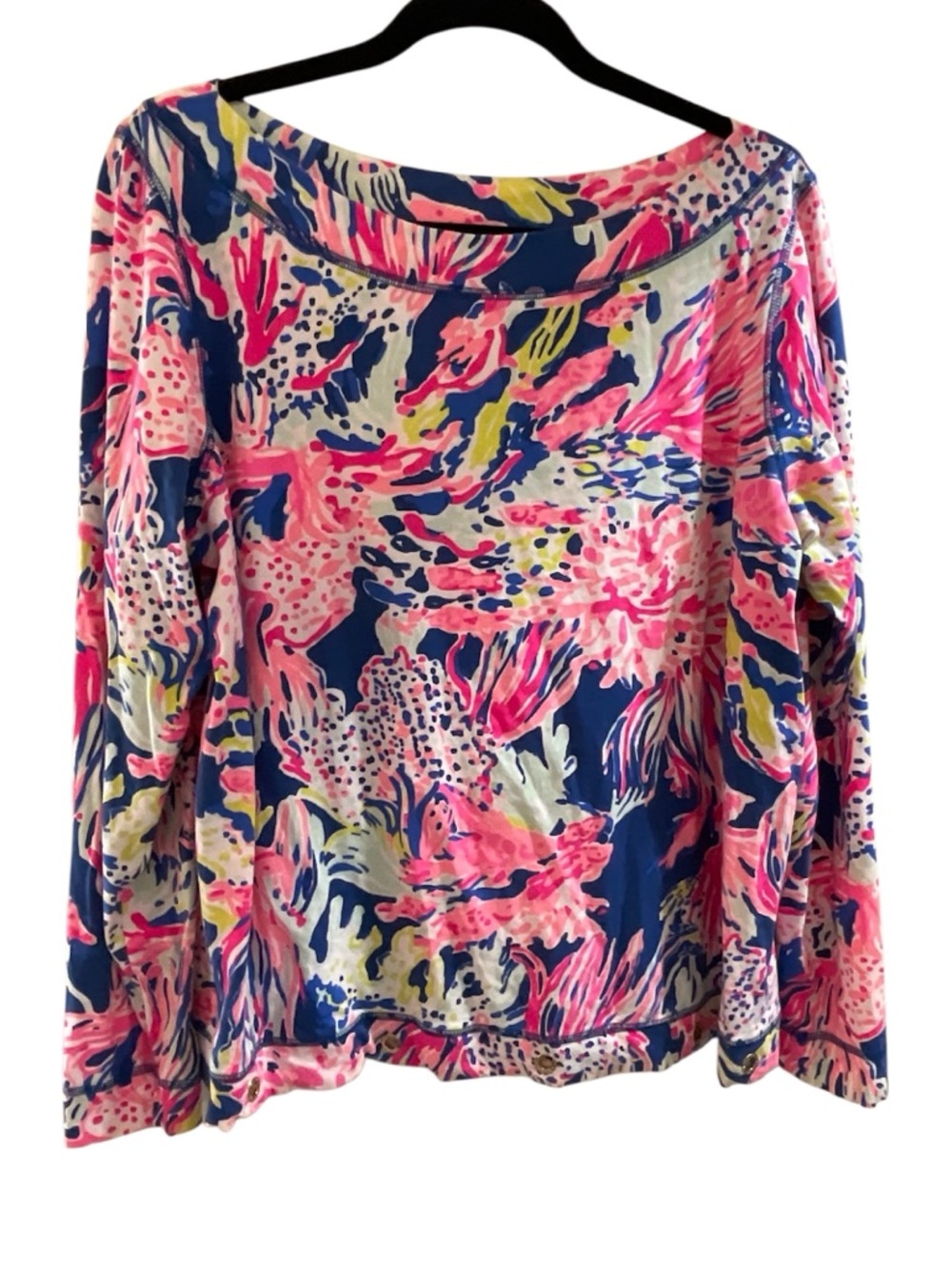 Lilly Pulitzer Jojo pullover in Sunken Treasure.